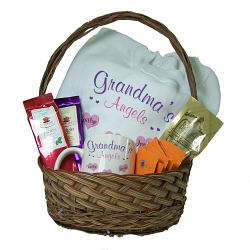 CGB251586X - Angels of My Heart Mug & Sweatshirt Coffee Lover's Gift Basket
